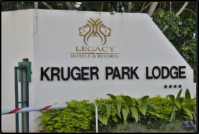 Eingang der Krügerpark Lodge