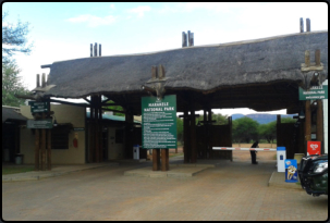 Das Gate zum Marakele Nationalpark