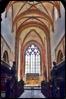 Klosterkirche, Mnchschor mir Ostfenster