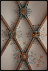 Detail vom Deckengewlbe der Klosterkirche