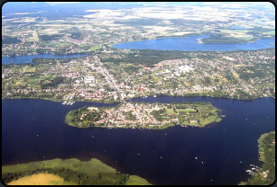 Luftbild von Werder (Freies Bild von Wikipedia, beschnitten)