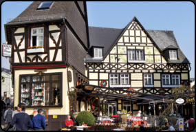 Das Cafe und Restaurant "Stadt Frankfurt"
