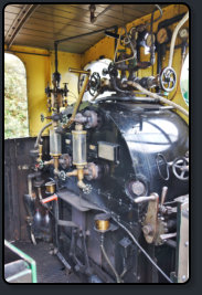 Details der Dampflokomotive von Henschel und Sohn