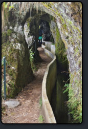 Die Levada do Furado führt durch mehrere Tunnel