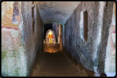 Inneres einer Höhlenwohnug in Sasso Caveoso