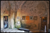In einer Höhlenkirche in der Sasso Caveoso