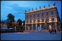 Die Oper "National de Lorraine" am Platz Stanislas am Abend
