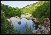 Der Fluß L' Ardèche