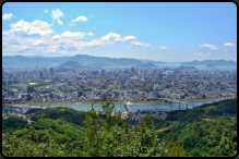 Blick auf Hiroshima
