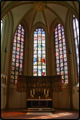 Hochchor der St. Johannis Kirche mit Hauptaltar