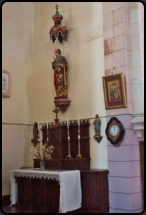 Madonna in der Pfarrkirche von Peyre