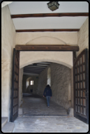 Tunnelgang zum Hof der Burg Hohnstein