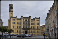 Das Rathaus von Zittau am Markt