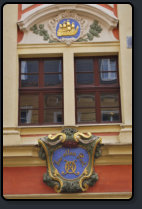 Wappen der alten Post in der Reichenstraße