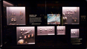 Ausstellungsstücke im Wikinger-Museum Haithabu
