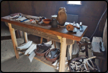 Werkstatt im Museumsdorf Haithabu