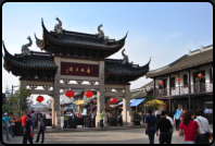 Eingangstor zur Wasserstadt Zhouzhuang