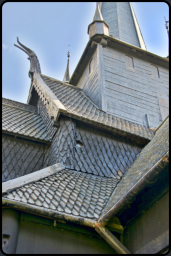 Detail der Dachkonstruktion