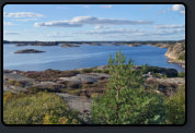 Blick auf die Schärenküste bei Långsjö
