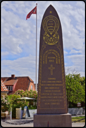 Denkmal für die acht Retter, die beim Untergang der schwedischen Brigg "Daphne" ums Leben kamen